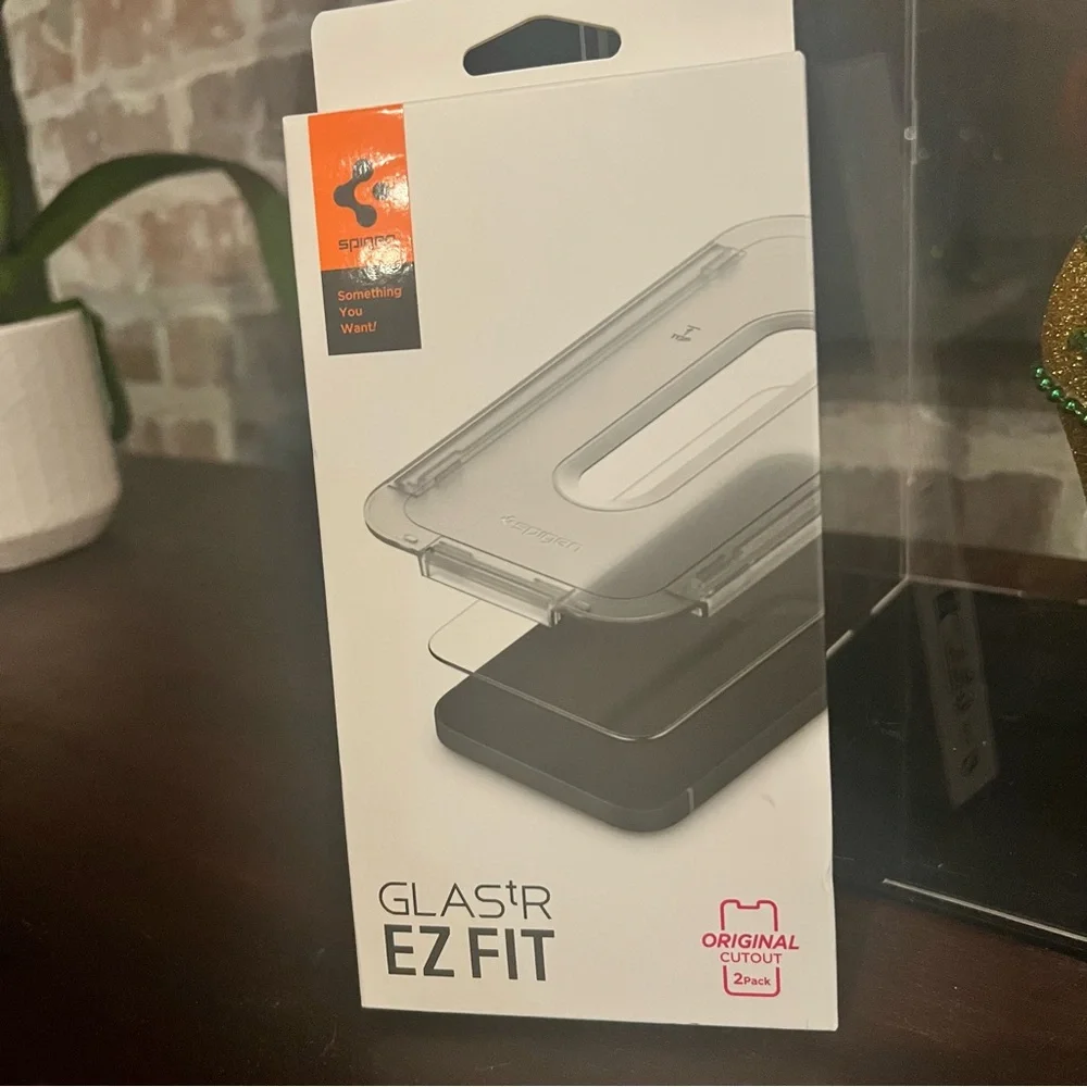 Spigen screen protector iPhone 14 Plus 13 pro max 2 PACK TEMPERED GLASS NEW!